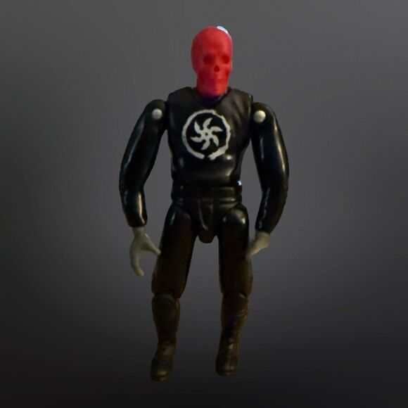 Unbranded Croatian Red Skelton Articulated Action Figure 3” A8 RARE FIND - Picture 4 of 6